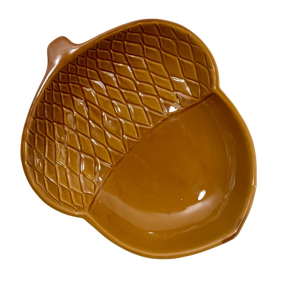 BIA International Cordon Bleu Acorn Shaped Serving Bowl Honey NWT - Picture 2 of 9